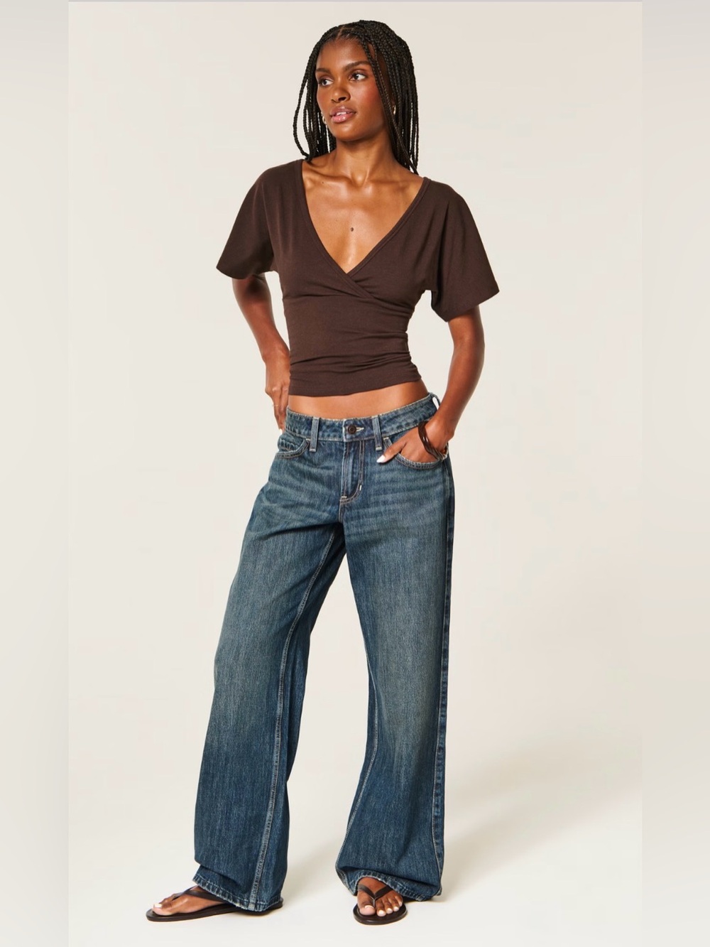 ✧ Hollister Low Rise Baggy Jeans | Size 14 | Relaxed Y2K Denim ✧